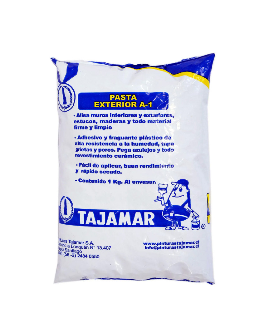 Pasta Muro Tajamar A-1 Exterior Bolsa 1 Kg