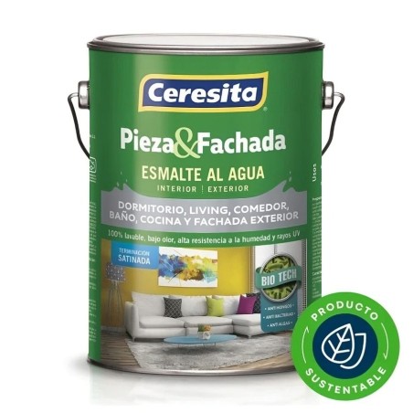 ESMALTE CERESITA PIEZA Y FACHADA 1 GL BASE MEDIA
