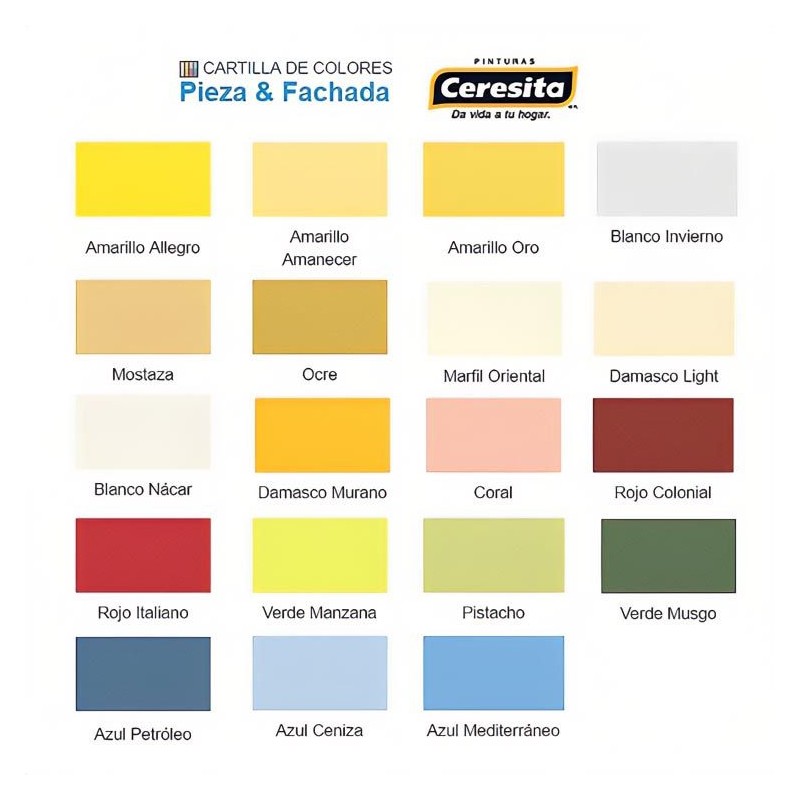ESMALTE CERESITA PIEZA Y FACHADA 1 GL BLANCO NACAR