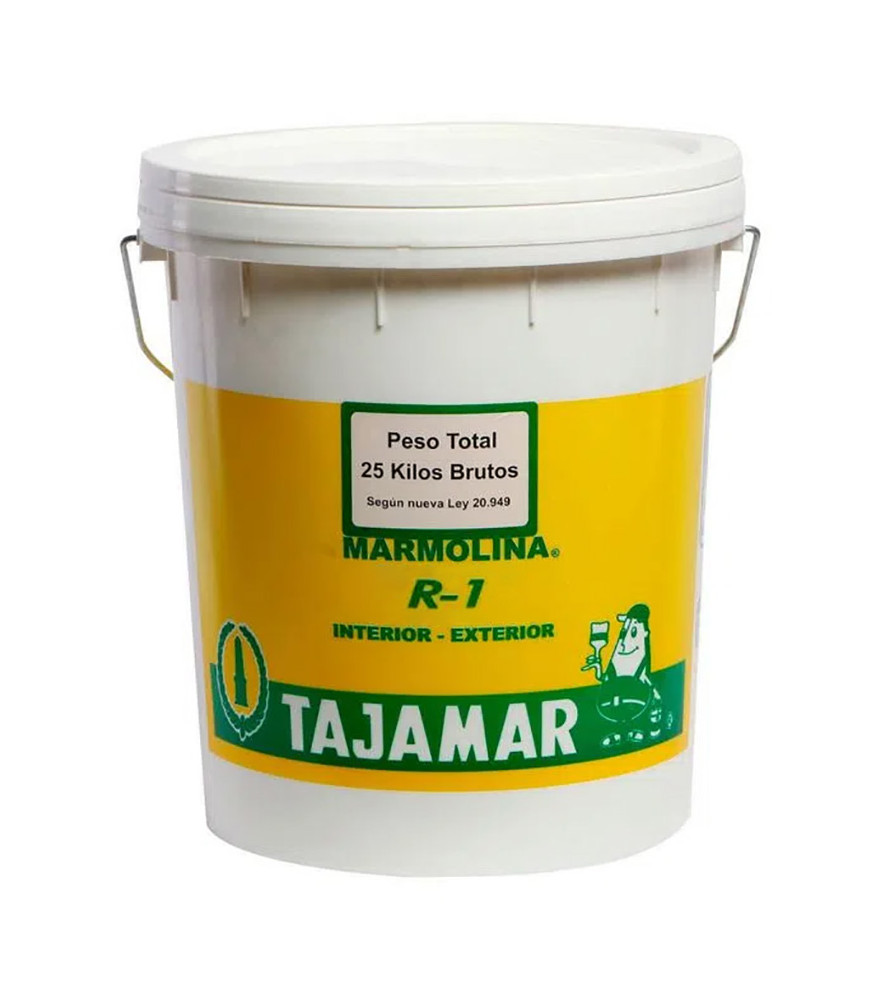 Marmolina Tajamar R-1 Balde Plastico Azul Piedra