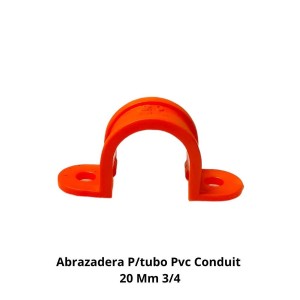 ABRAZADERA P/TUBO PVC CONDUIT 20 MM 3/4