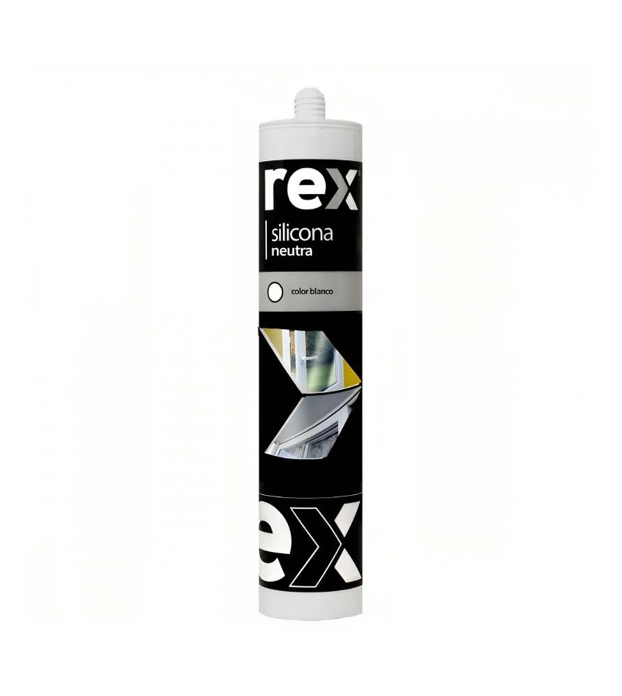 Silicona Rex Neutra Blanca P/policarbonat 300 Ml