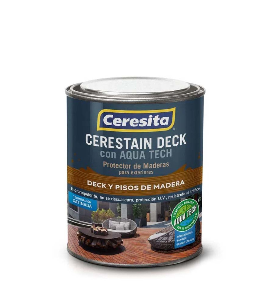 Barniz Cerestain Ceresit Deck 1/4 G Base Natural