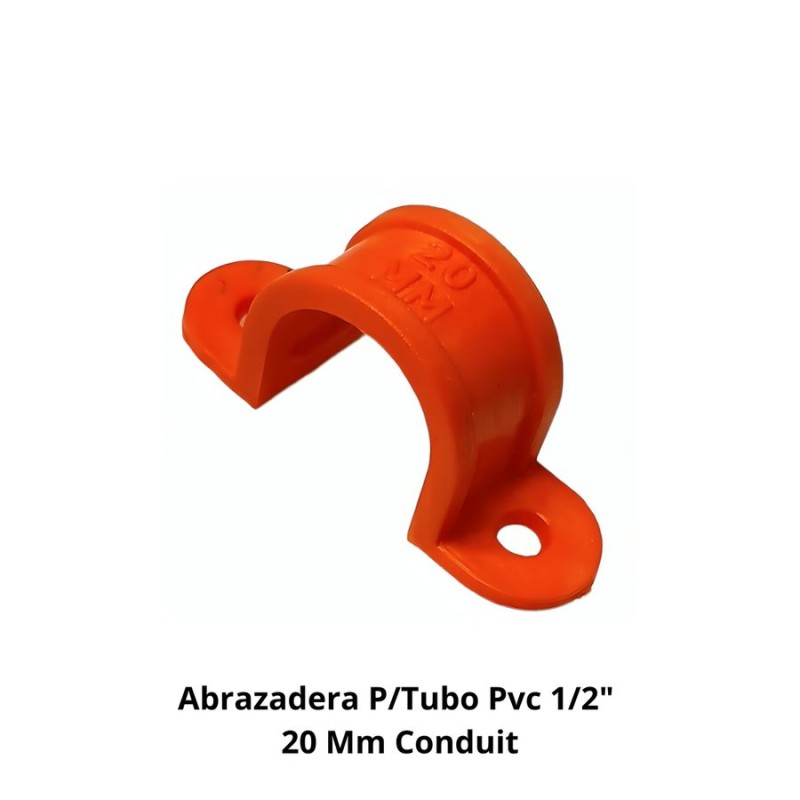 ABRAZADERA P/TUBO PVC CONDUIT 18 MM 5/8