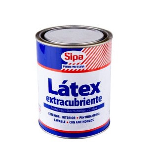 LATEX SIPA EXTRACUBRIENTE 1/4 GL BASE W (BLANCA)