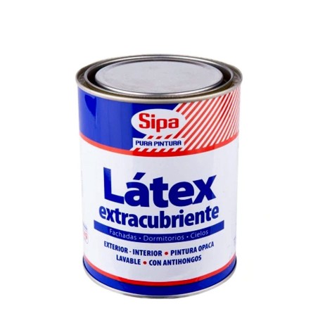 LATEX SIPA EXTRACUBRIENTE 1/4 GL BASE W (BLANCA)