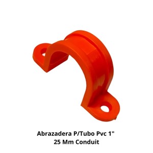 ABRAZADERA P/TUBO PVC CONDUIT 25 MM 1