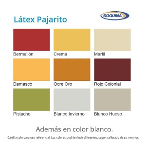 LATEX SOQUINA PAJARITO 1 GALON DAMASCO