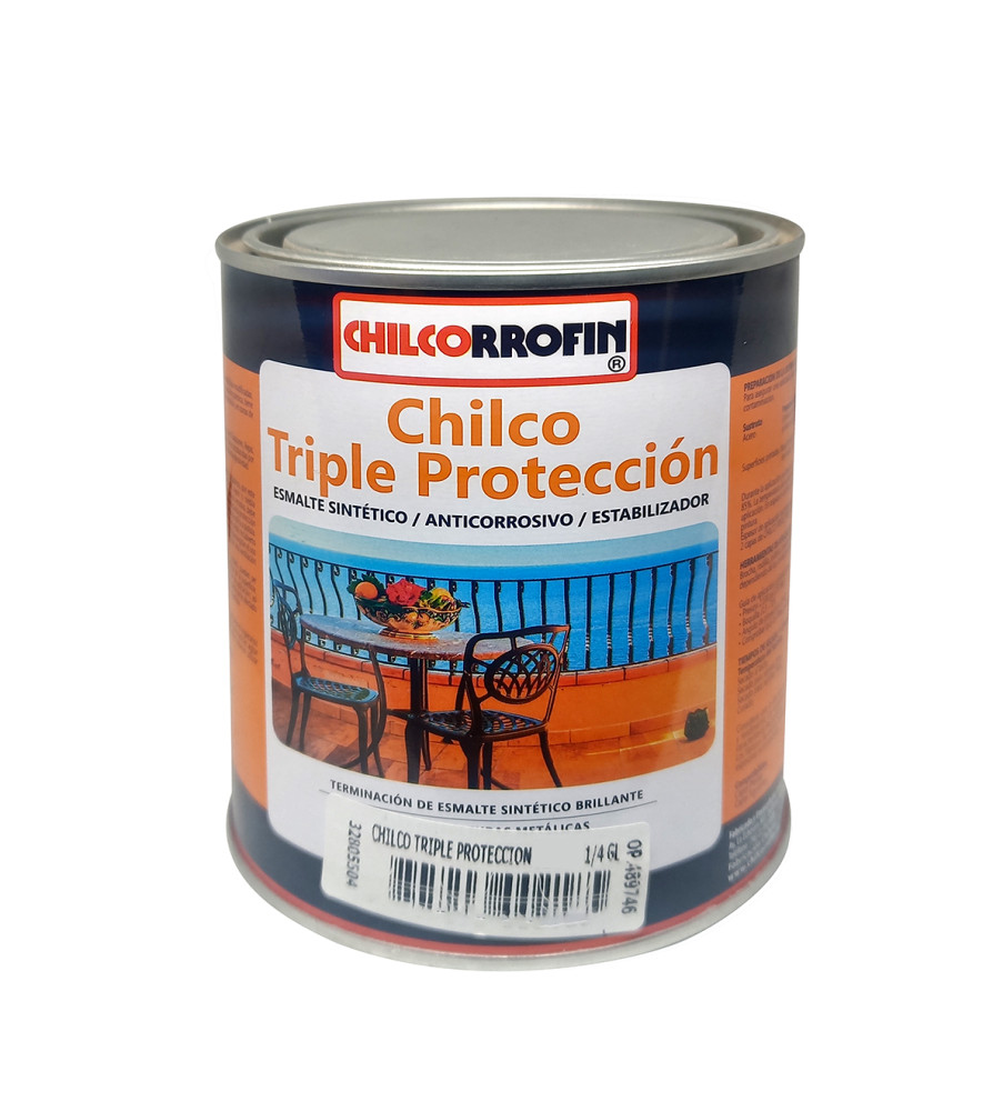 Esmalte+anticorrosivo+estabi Chilco 1/4 Gl 1 Lt Bl
