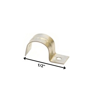 ABRAZADERA 1 PATAS COBRE 1/2"
