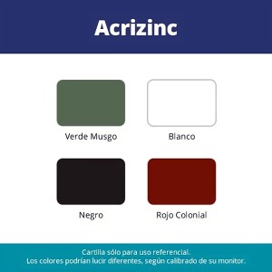 PINTURA SIPA TECHO ACRIZINC 1 GL VERDE MUSGO
