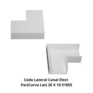CODO LATERAL CANAL ELECT PAR(CURVA LAT) 20 X 10 51