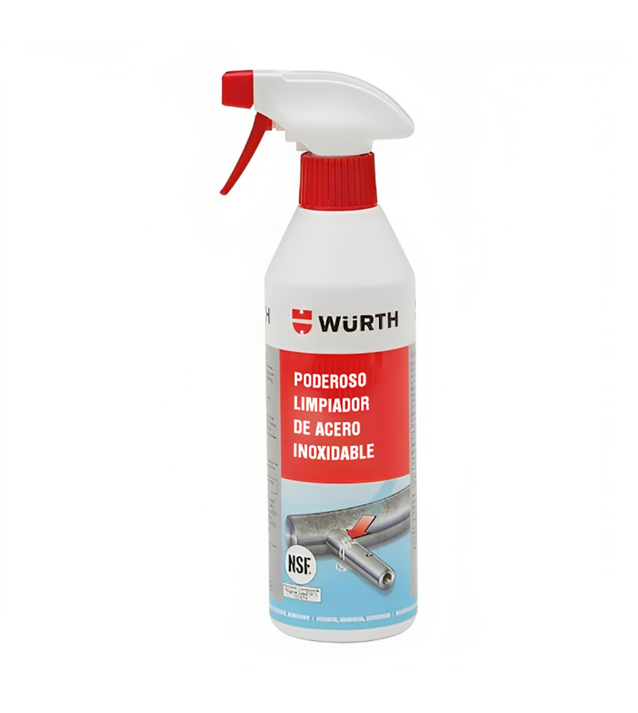 Limpiador Wurth De Acero Inoxidable Nsf 500 Ml 089