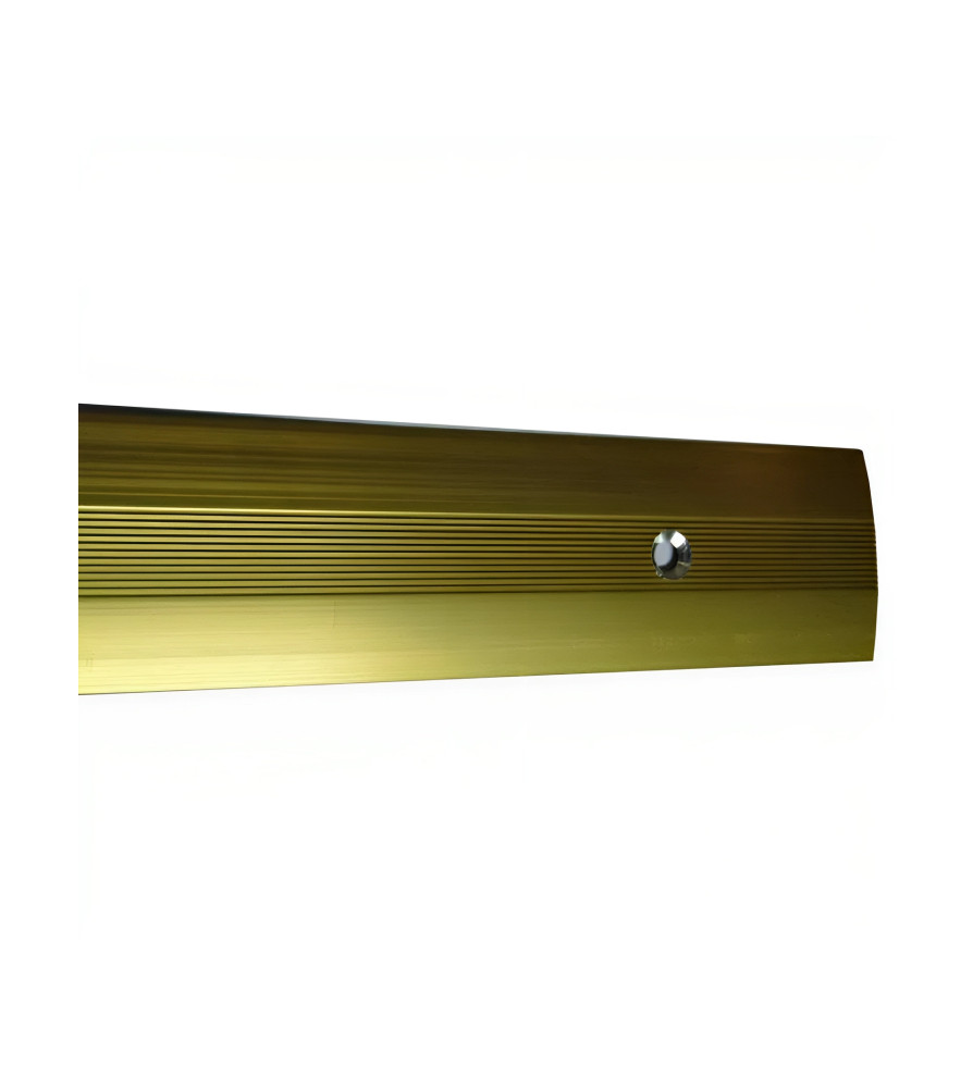 Cubrejunta Aluminio Curva 1 Mt Bronce G831014