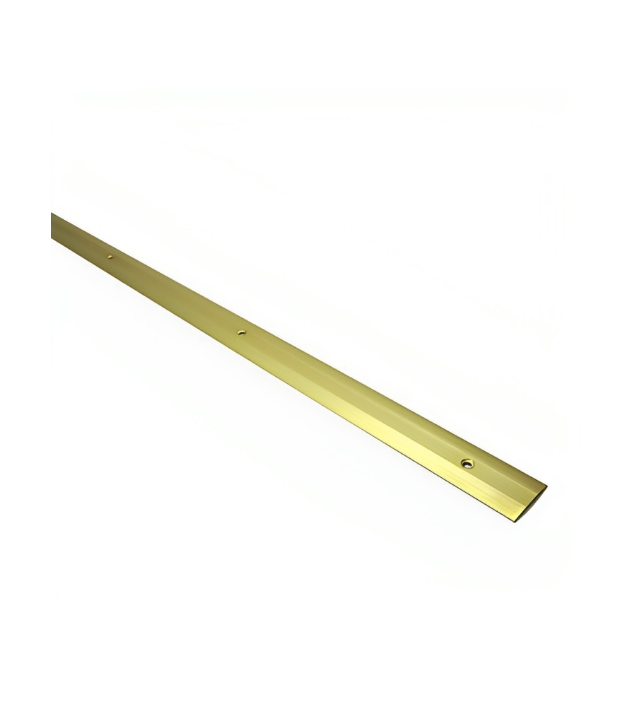 Cubrejunta Aluminio Curva 1 Mt Oro G831012