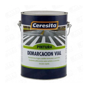 PINTURA CERESITA TRAFICO CONTRASTE 1 GL BLANCO