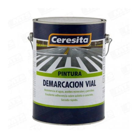 PINTURA CERESITA TRAFICO CONTRASTE 1 GL BLANCO