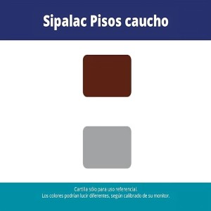 PINTURA PISO SIPALAC CAUCHO CLORADO 1 GL GRIS