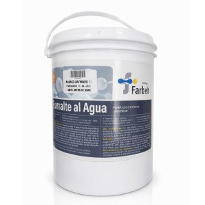 ESMALTE AL AGUA FARBETH BLANCO SATINADO 1 GL
