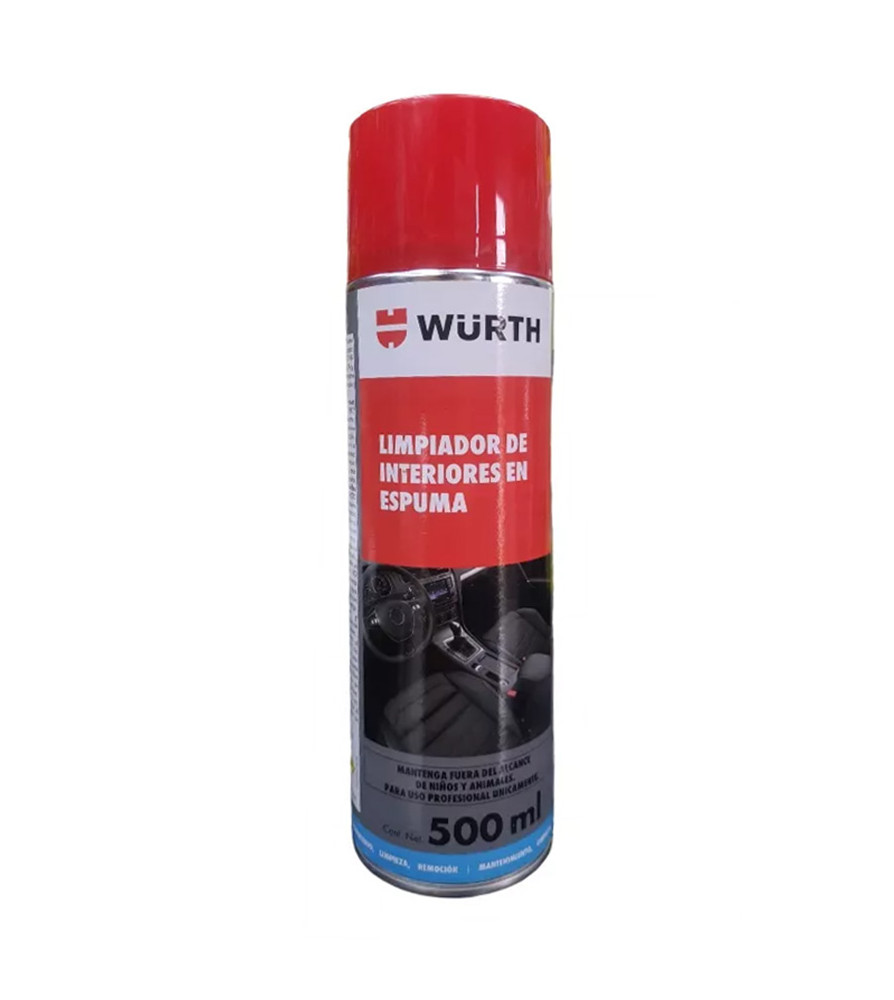 Limpiador Wurth De Interiores En Espuma 500 Ml 089