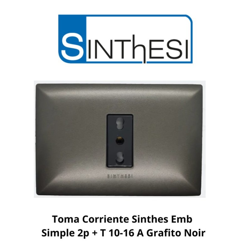 TOMA CORRIENTE SINTHES EMB SIMPLE 2P + T 10-16 A G