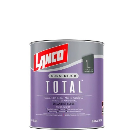 ESMALTE LANCO SINTETICO 1/4 GL BLANCO TL 1435-5