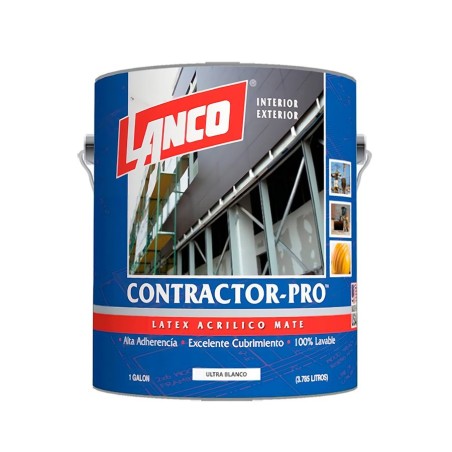 LATEX LANCO CONTRACTOR-PRO 1 GL BLANCO INT/EXT R C