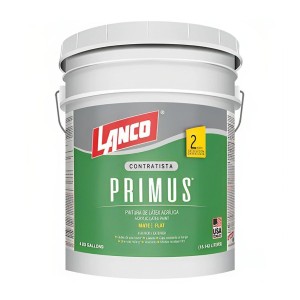 LATEX LANCO PRIMUS ACRILIC 4 GL BLANCO INT/EXT CH4