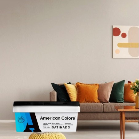 ESMALTE AL AGUA AMERICAN COLORS 1 GL BASE B MEDIA