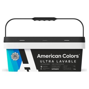 ESMALTE AL AGUA AMERICAN COLORS 1 GL BASE C INTENS