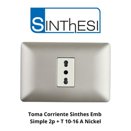 TOMA CORRIENTE SINTHESI EMB SIMPLE 2P + T 10-16 A