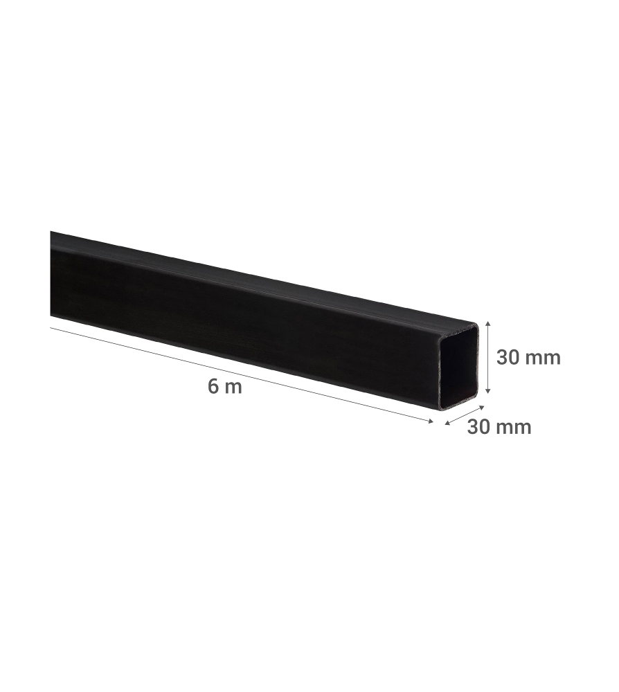 Perfil Cuadrado 30 X 30 X 1,0 ( 5,34 Kg/barra)