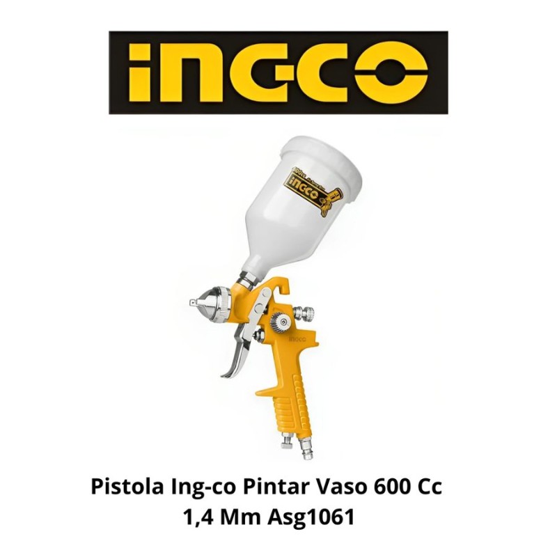 PISTOLA INGCO PINTAR VASO 600 CC 1,4 MM ASG1061