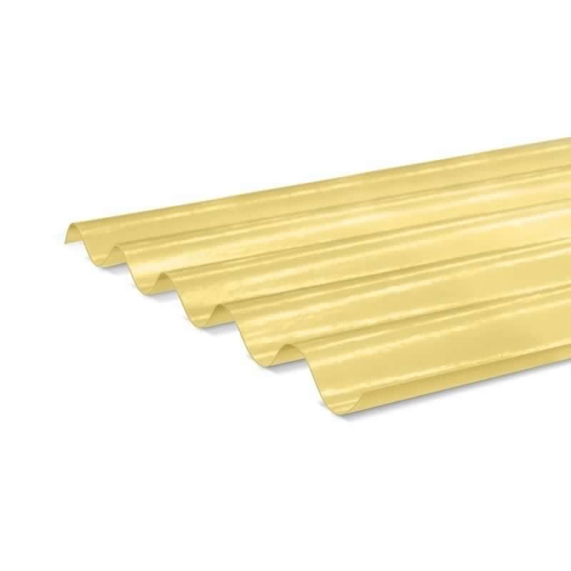 FIBRA DE VIDRIO P G/ONDA 1,22 MT AMARILLO 0,5 M/M