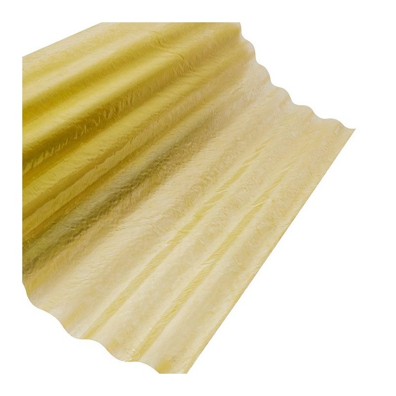 FIBRA DE VIDRIO R O/ZINC 1,22 MT AMARILLO 0,5 M/M