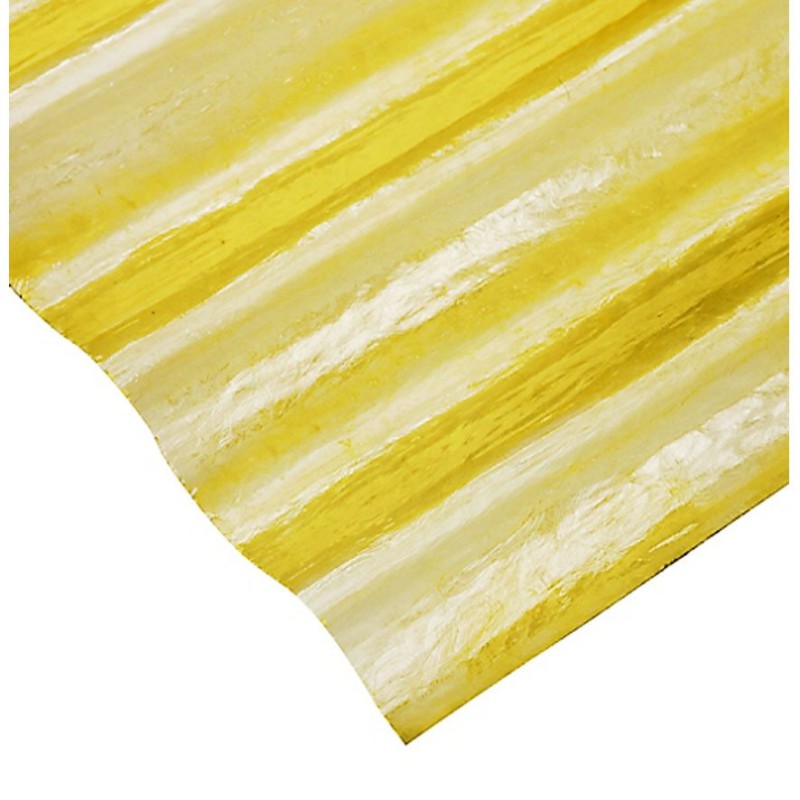 FIBRA DE VIDRIO O/ZINC 2,50 MT AMARILLO 0,5 M/M