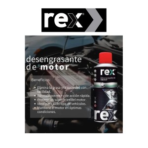 DESENGRASANTE REX DE MOTOR MULTIPROPOSITO 450 ML H