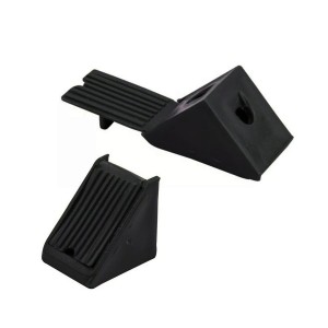 SOPORTE REPISA PLASTICO TIPO ESCUADRA NEGRO