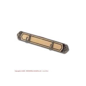 PERCHA BARROCA 2 GANCHOS BCEENVEJECIDO COD 122 EN