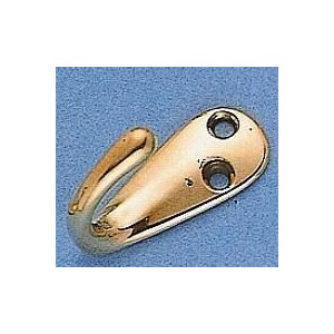 PERCHA SIMPLE 1 GANCHO BRONCEADA COD 127-1