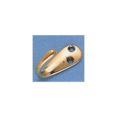 PERCHA SIMPLE 1 GANCHO BRONCEADA COD 127-1