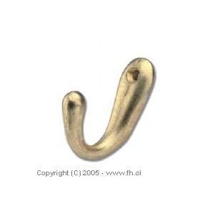 PERCHA SIMPLE 1 GANCHO CROMADA COD 127-1 CR