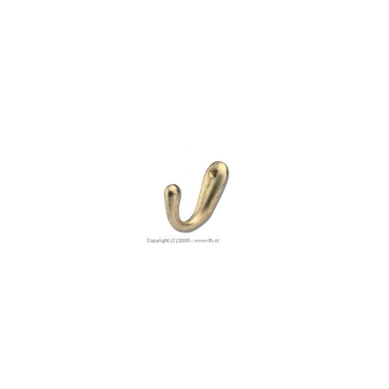 PERCHA SIMPLE 1 GANCHO CROMADA COD 127-1 CR