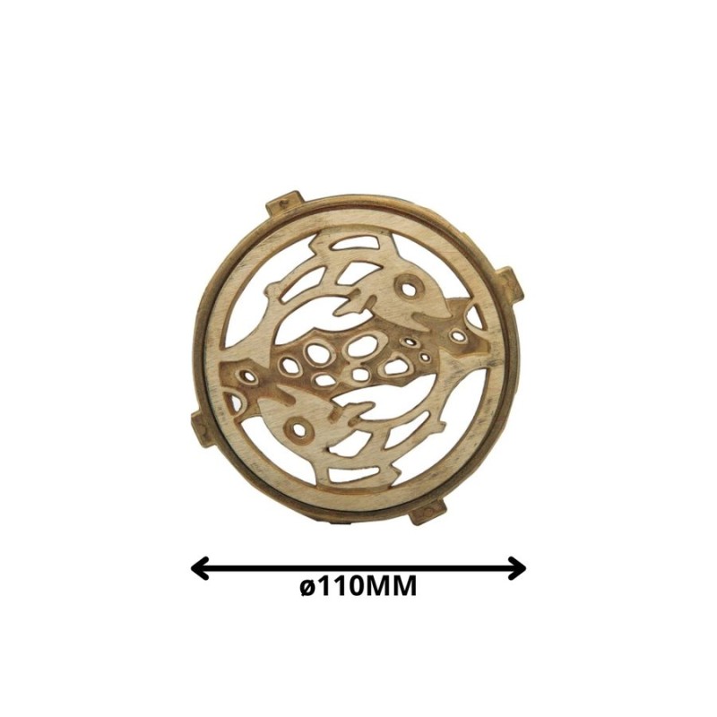 REJILLA PILETA BRONCE REDONDA 110 MM 109223