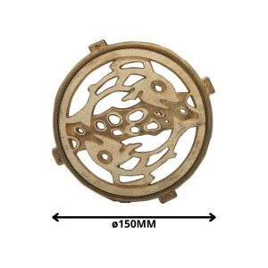 REJILLA PILETA BRONCE REDONDA 150 MM 109243
