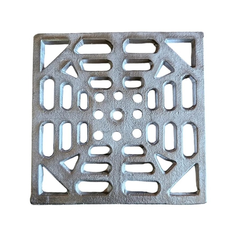 REJILLA PILETA ALUMINIO CUADRADA 135 MM 596G