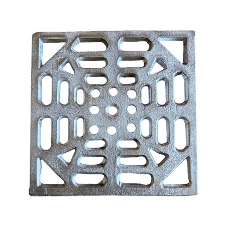 REJILLA PILETA ALUMINIO CUADRADA 135 MM 596G