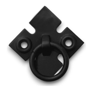 TIRADOR FORJADO NEGRO ARGOLLA 1 1/2