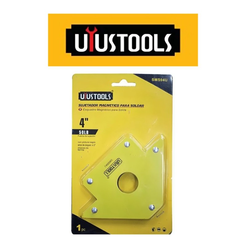 ESCUADRA MAGNETICA UYUSTOOLS PARA SOLDAR SMS04U 4"