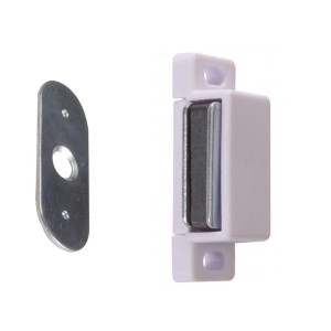 RETEN MAGNETICO SIMPLE BLANCO 45X15X14 C/TORNILLO